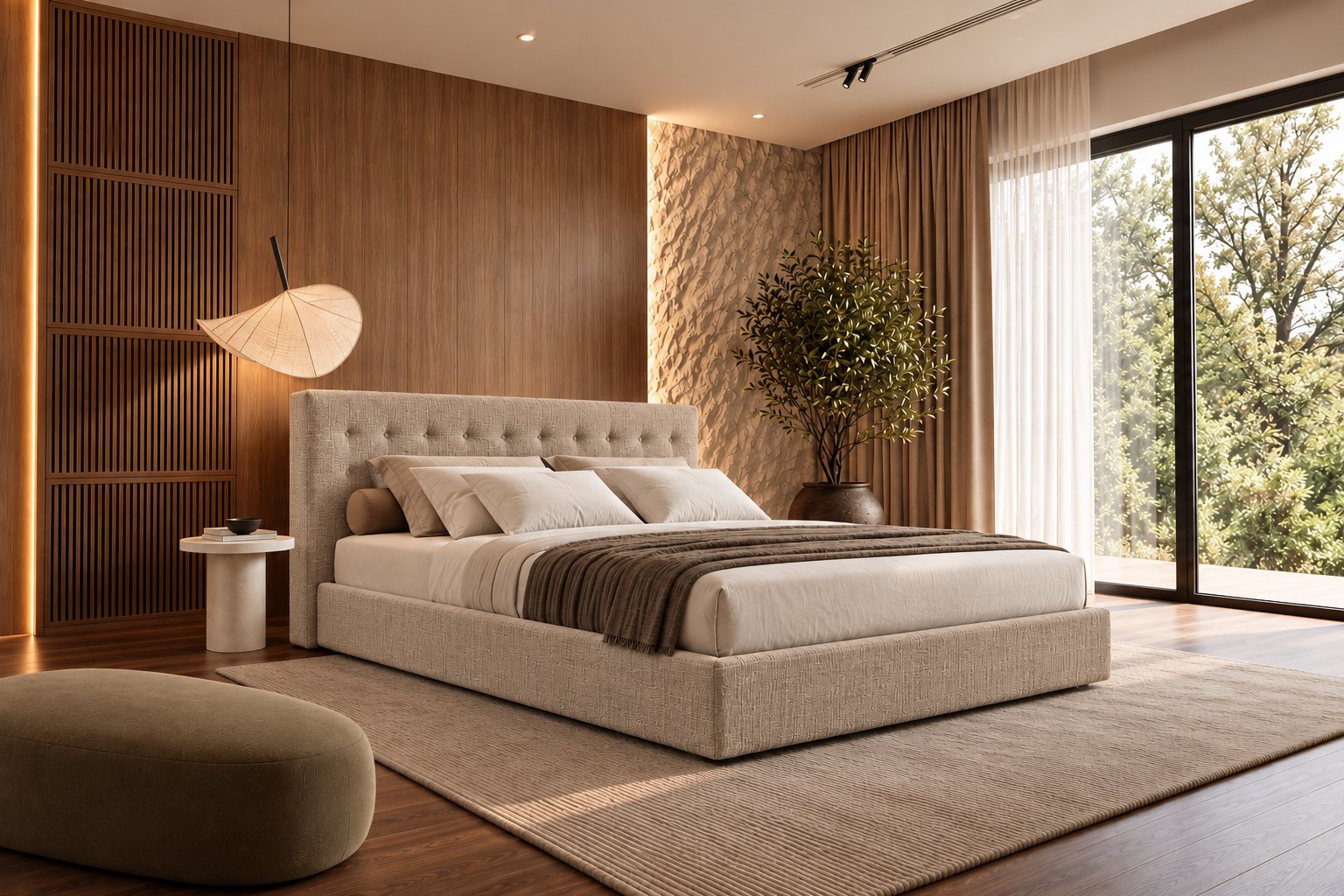 CLARK upholstered bed
