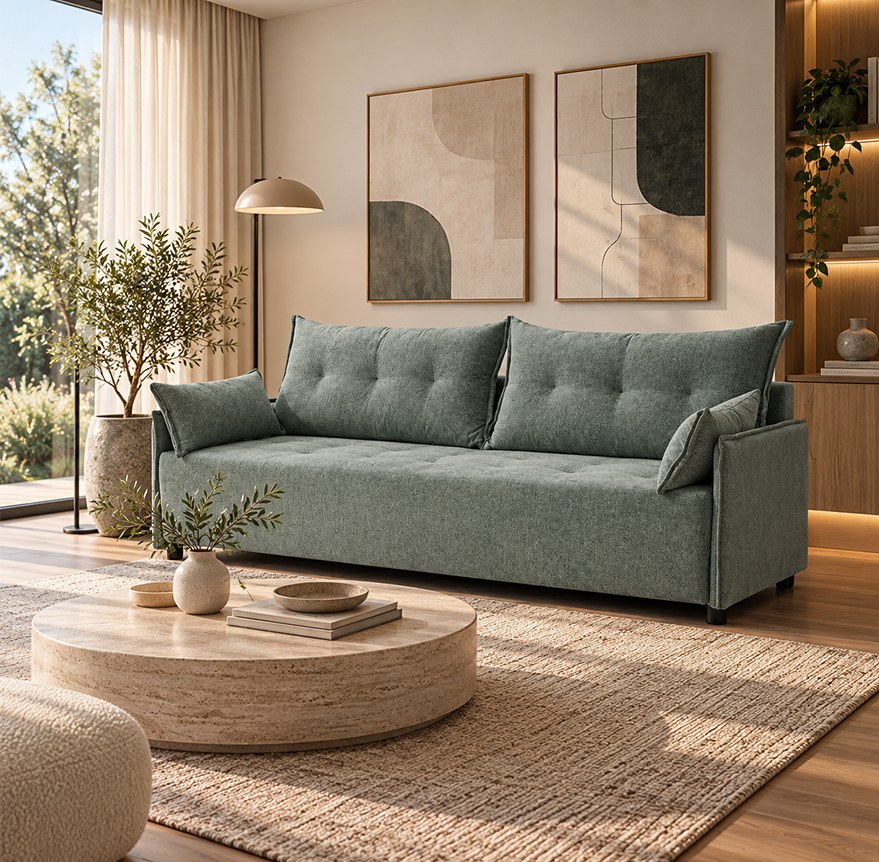 PAROS sofa bed closed